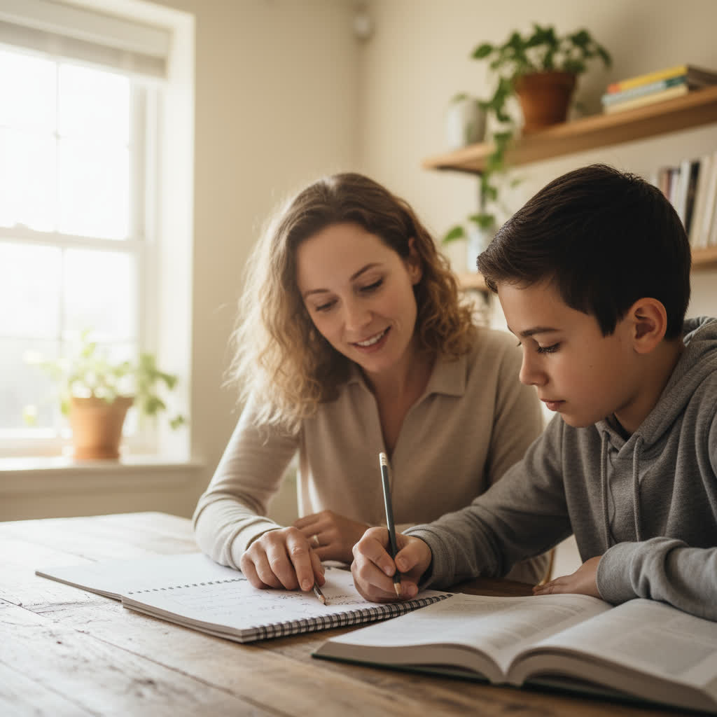Parent et élève recherchant un professeur certifié sur ProfConnect